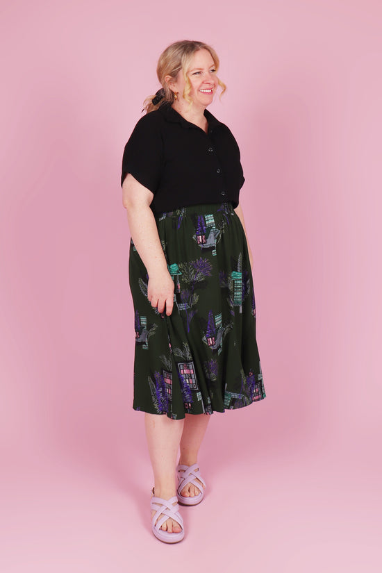 Emma Shirt Luxe Bauhaus Black