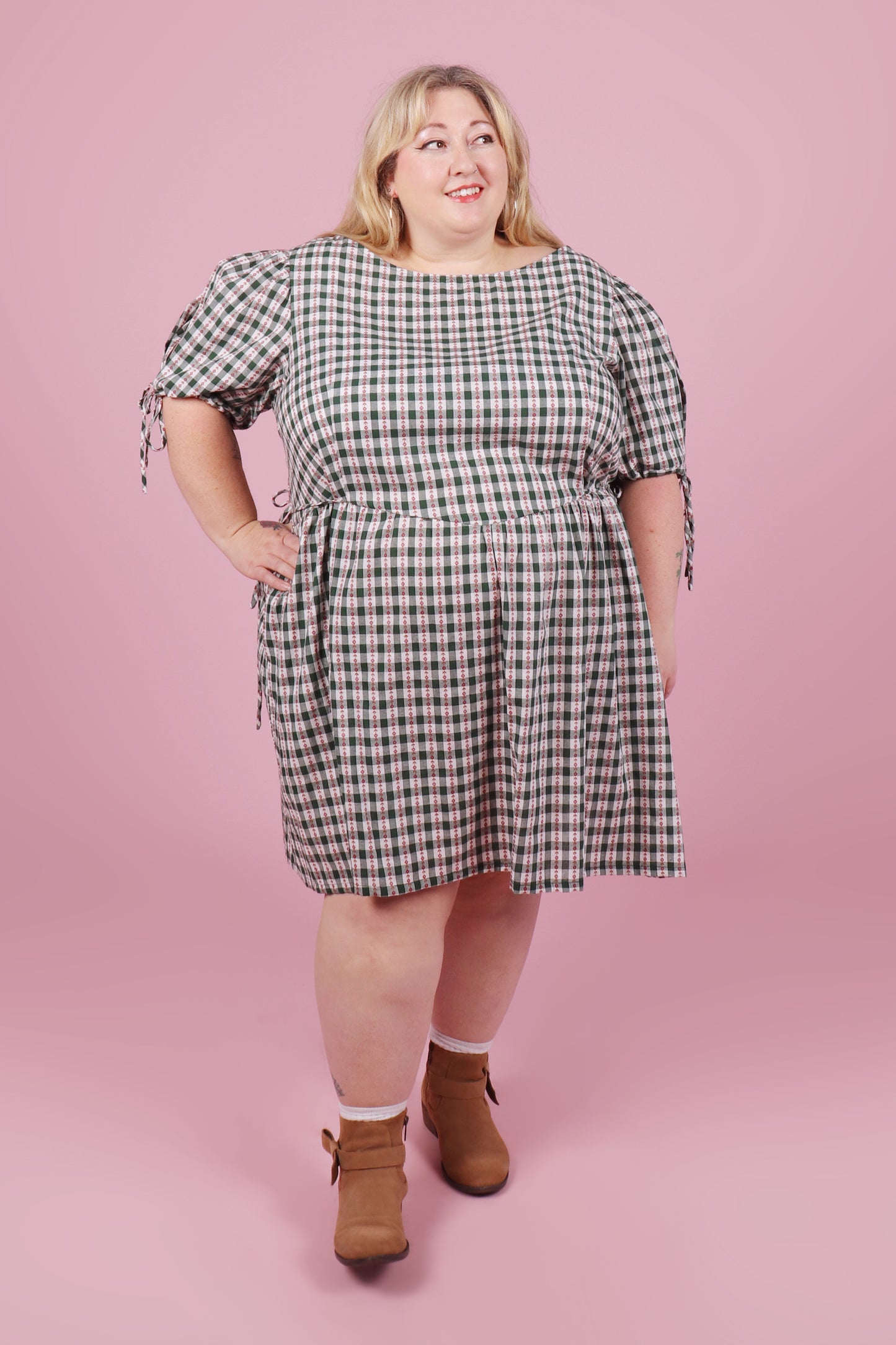 Harriet Dress Forest Walk Plaid