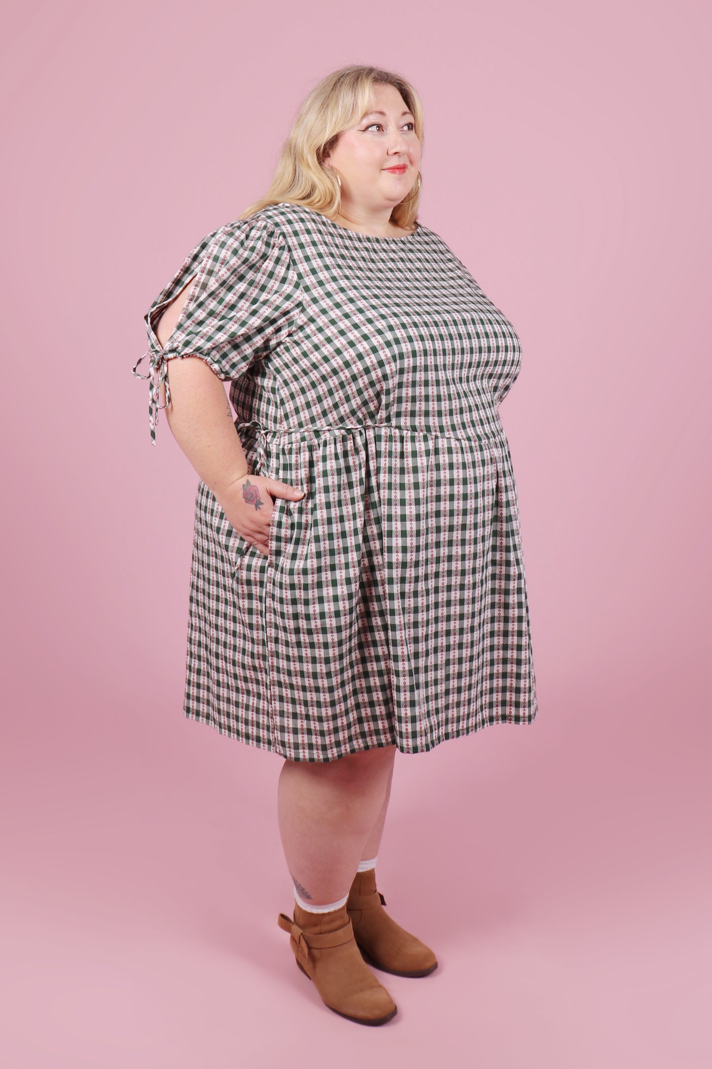 Harriet Dress Forest Walk Plaid