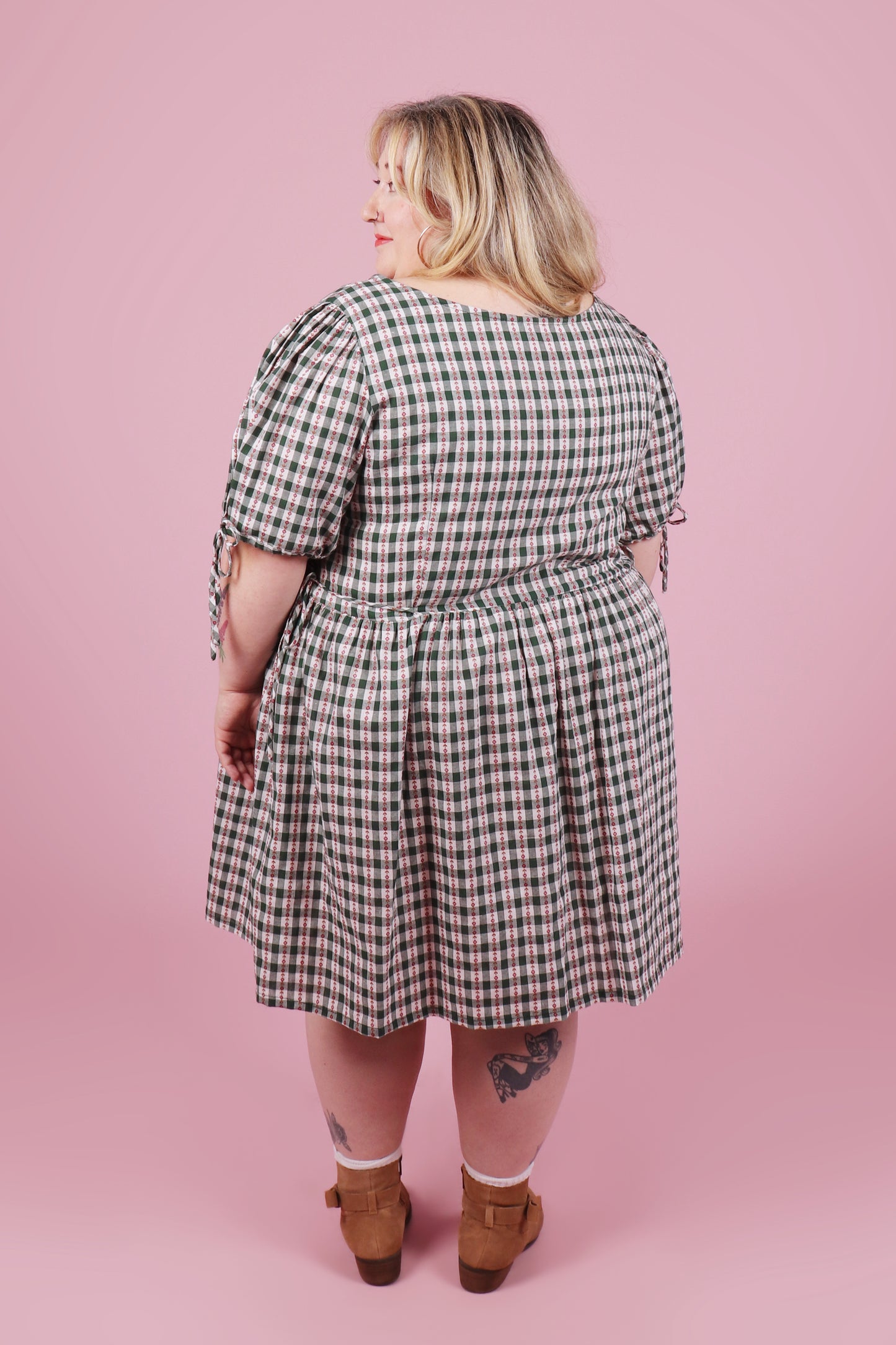 Harriet Dress Forest Walk Plaid