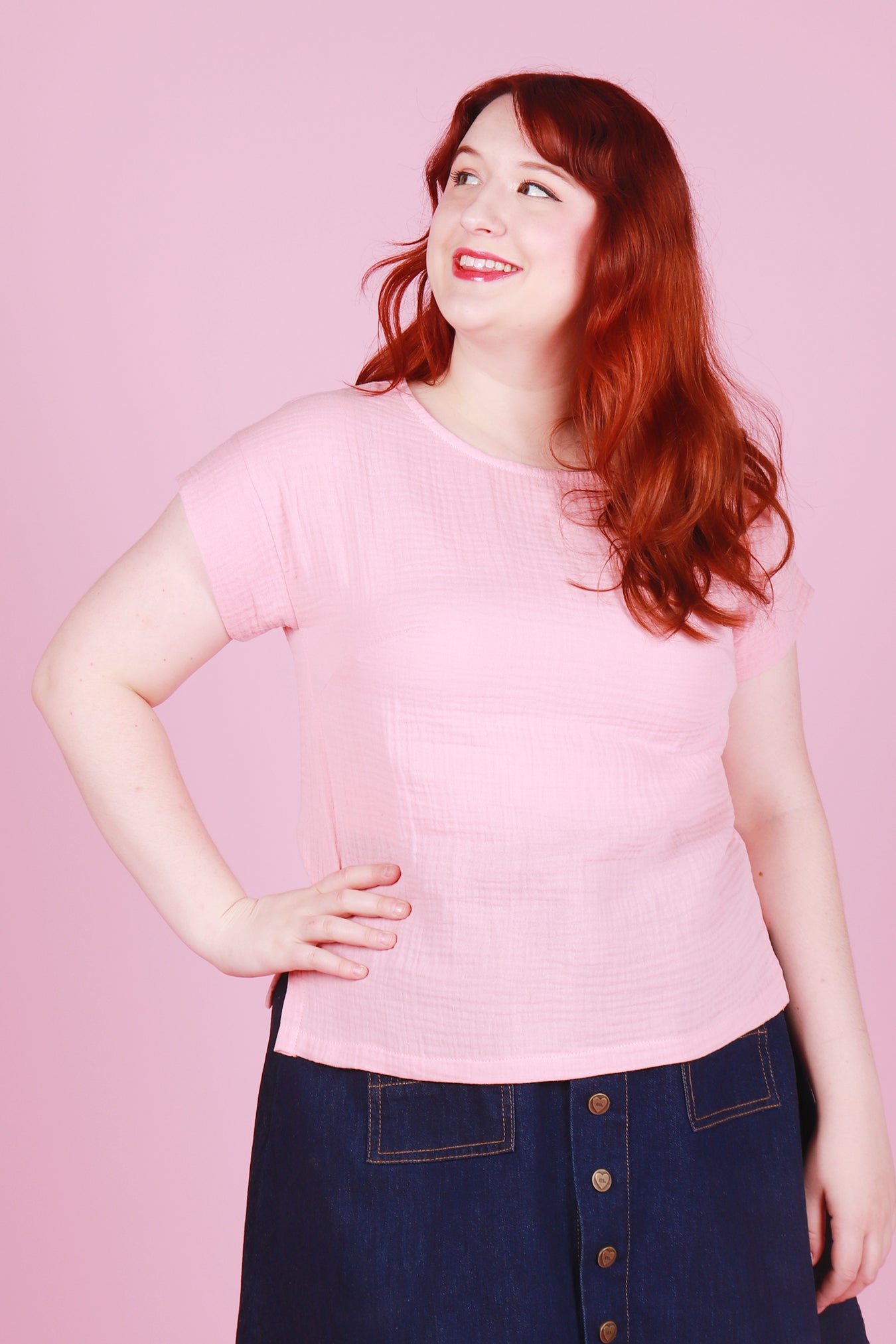 Libby Top Pink Pearl