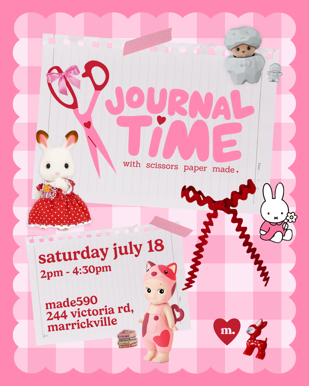 Journal Time - Saturday July 18th | 2 - 4:30pm