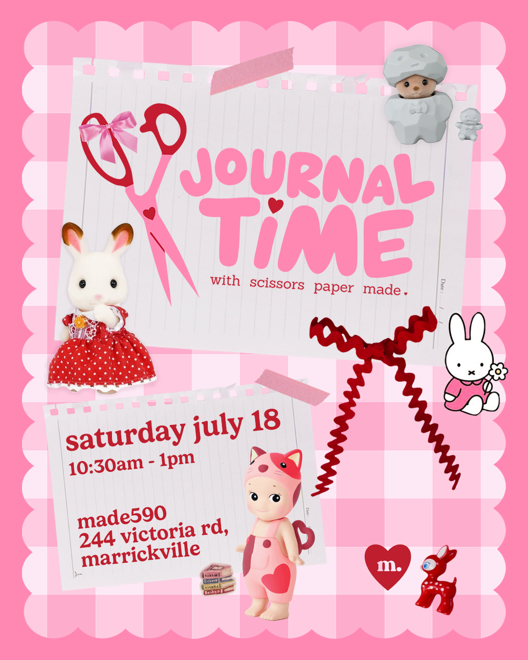 Journal Time - Saturday July 18th | 10:30am - 1pm