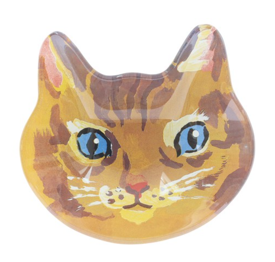 Nathalie Lete Small Cat Face Plate Maya