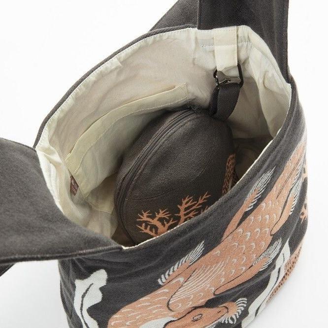 Morita MiW Shoulder Bag Coelacanth Fish