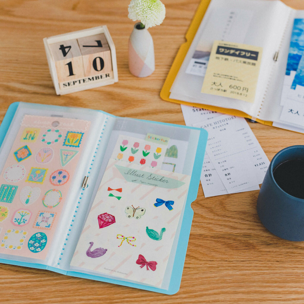 Otono Sticker Sheet File Light Blue