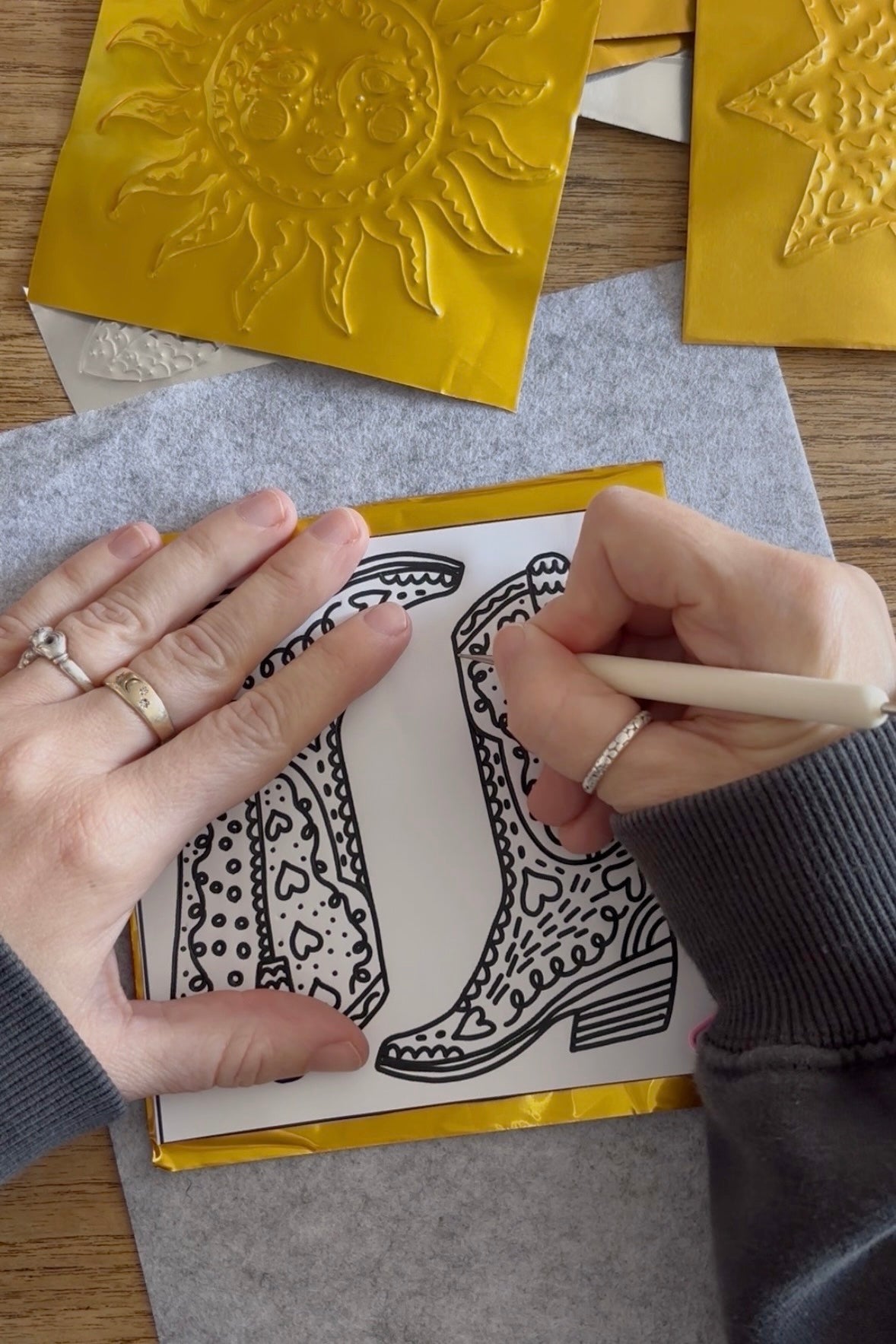 Embossed Foil Workshops with Studio Flos | November 21st | 10:30am - 1pm