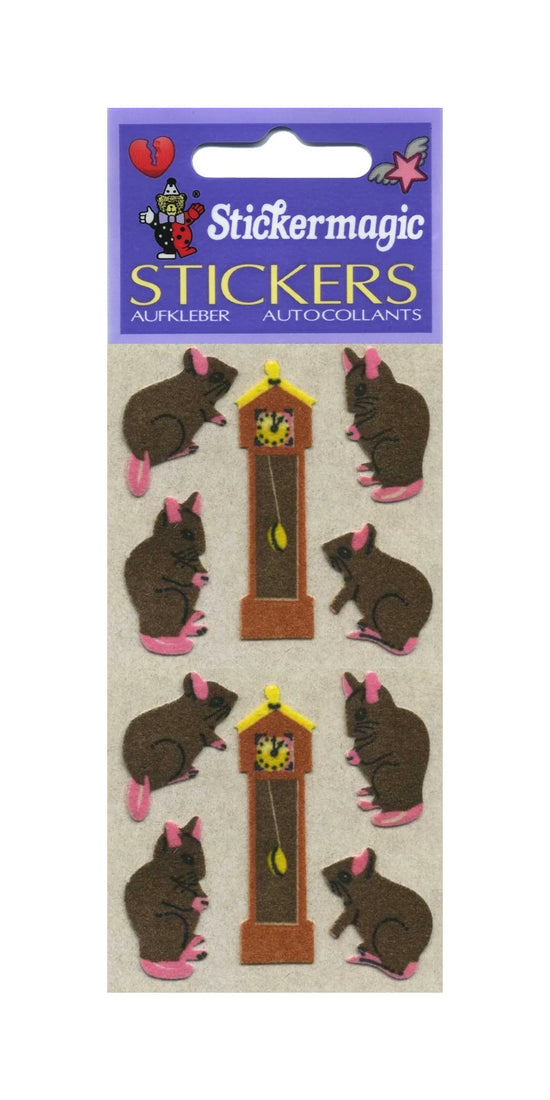 Sticker Magic Furrie Stickers Hickory Dickory Dock