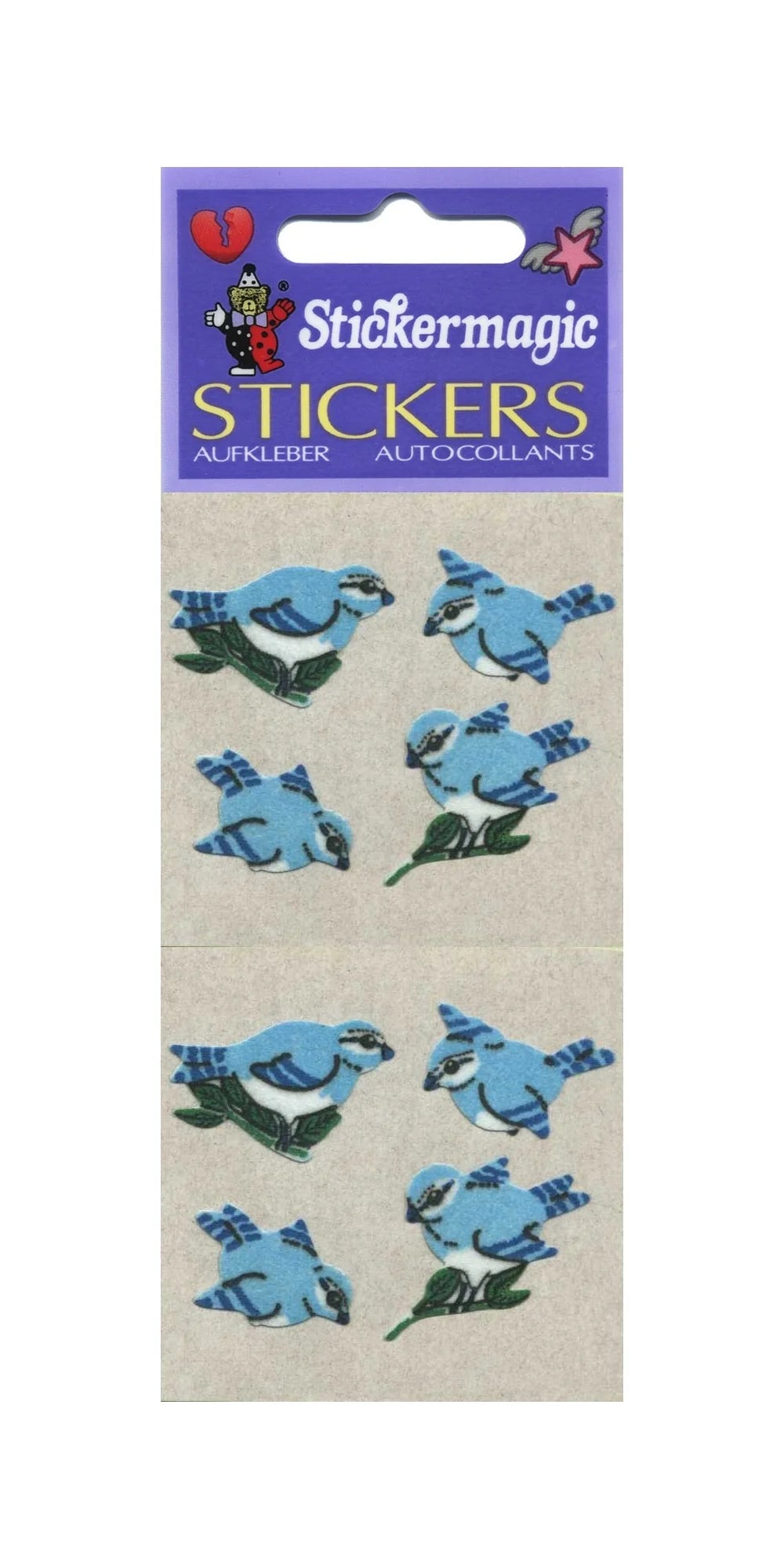 Sticker Magic Furrie Stickers Blue Birds