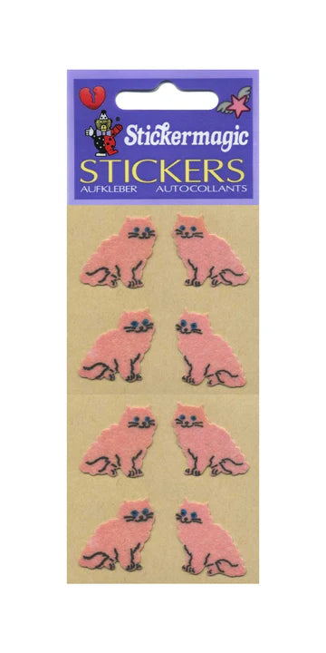 Sticker Magic Furrie Stickers Pink Cats