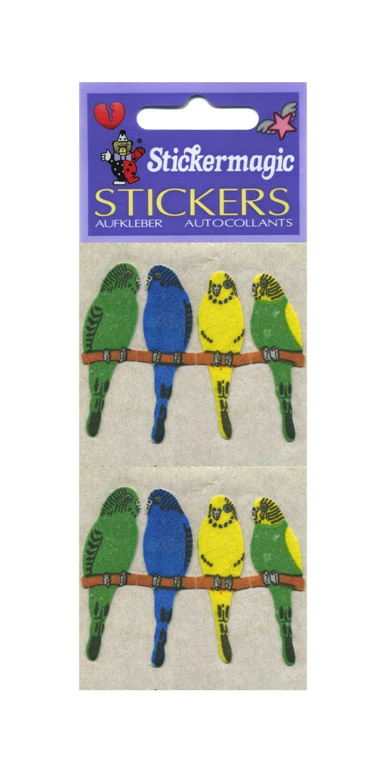 Sticker Magic Furrie Stickers Budgie on Perch