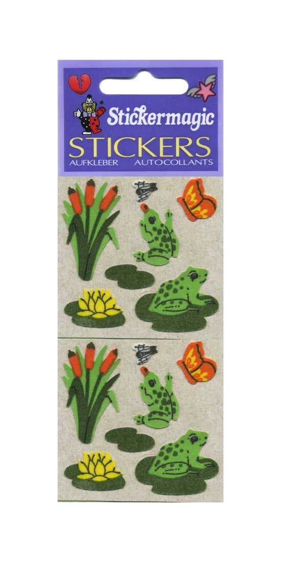 Sticker Magic Furrie Stickers Frogs on Lily Pad