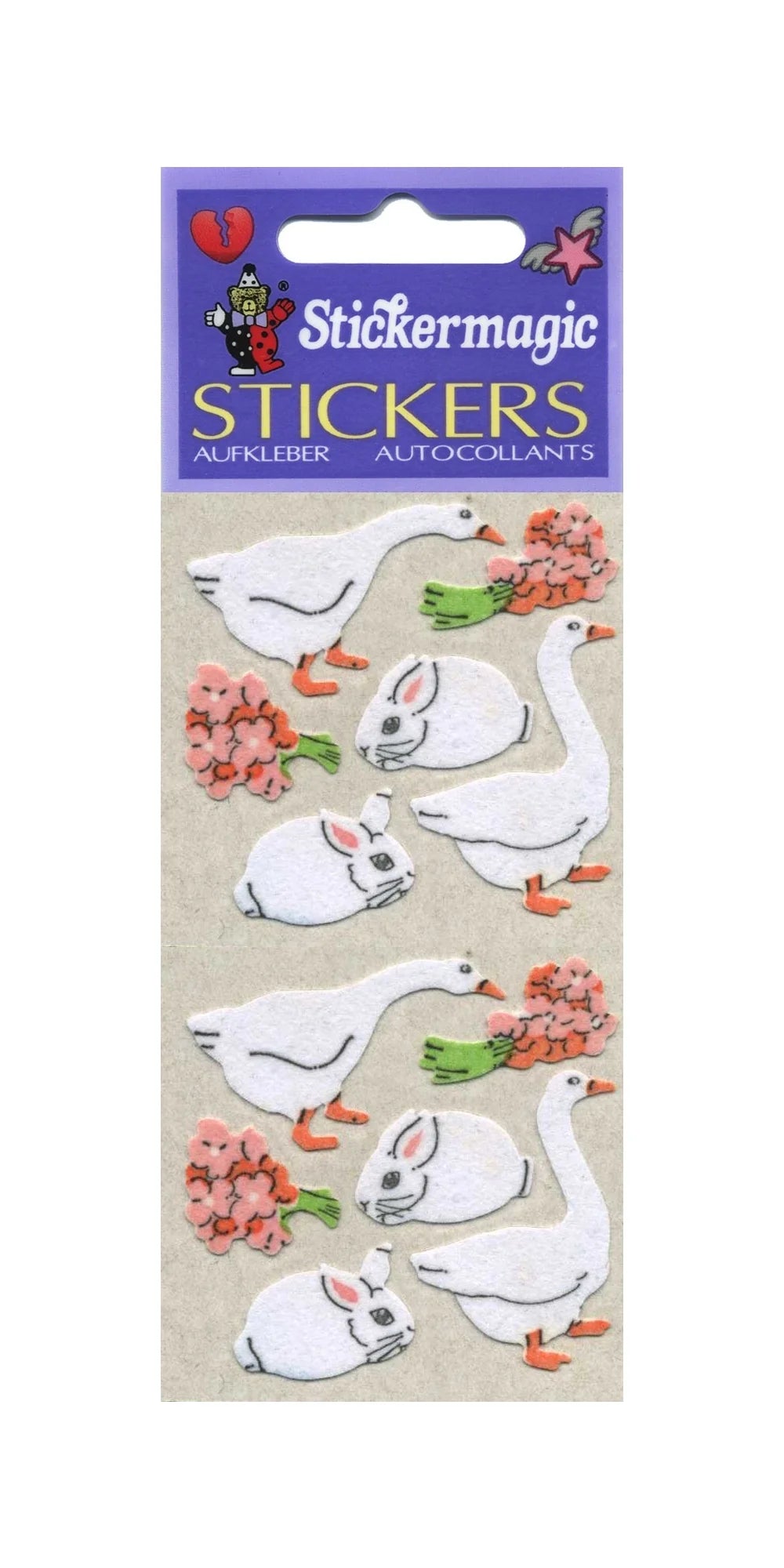 Sticker Magic Furrie Stickers Geese & Bunnies