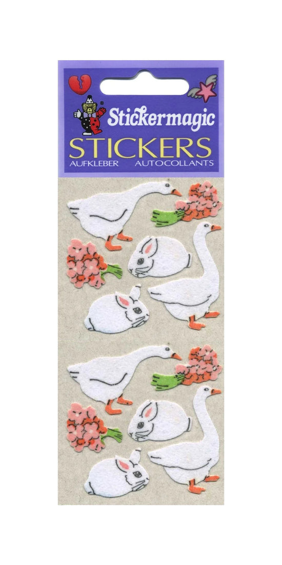 Sticker Magic Furrie Stickers Geese & Bunnies