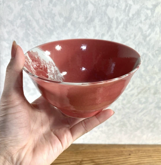 Wave Bowl Crimson