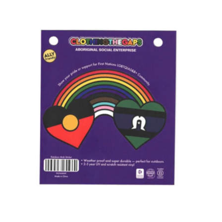 Blak Rainbow Luv Stickers