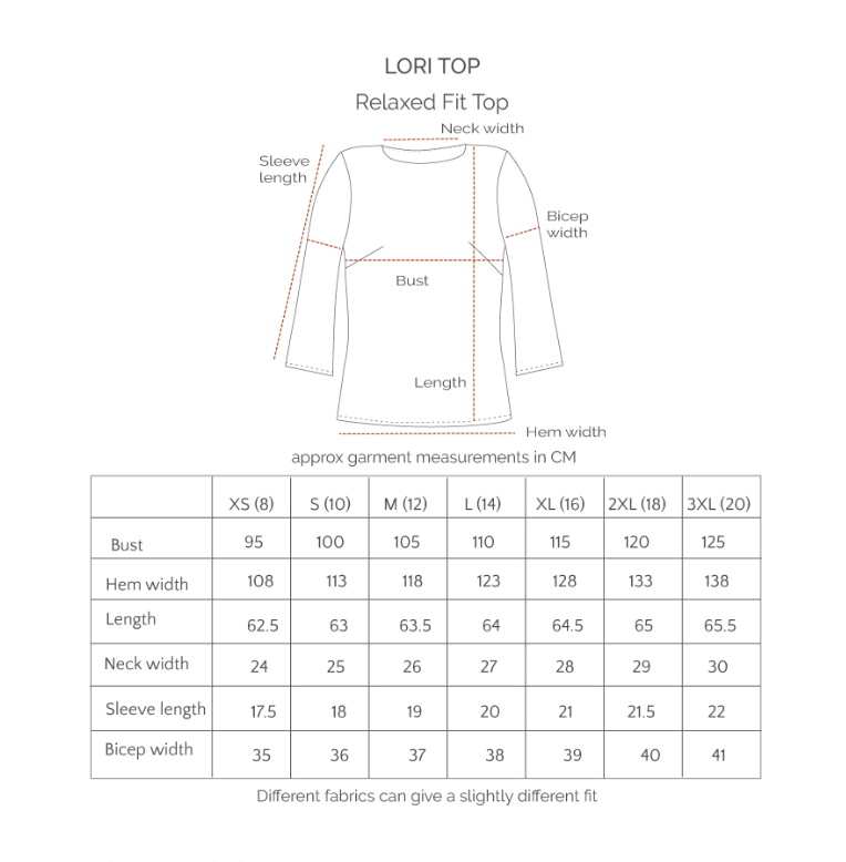 Lori Top Bauhaus Blue/Ginger