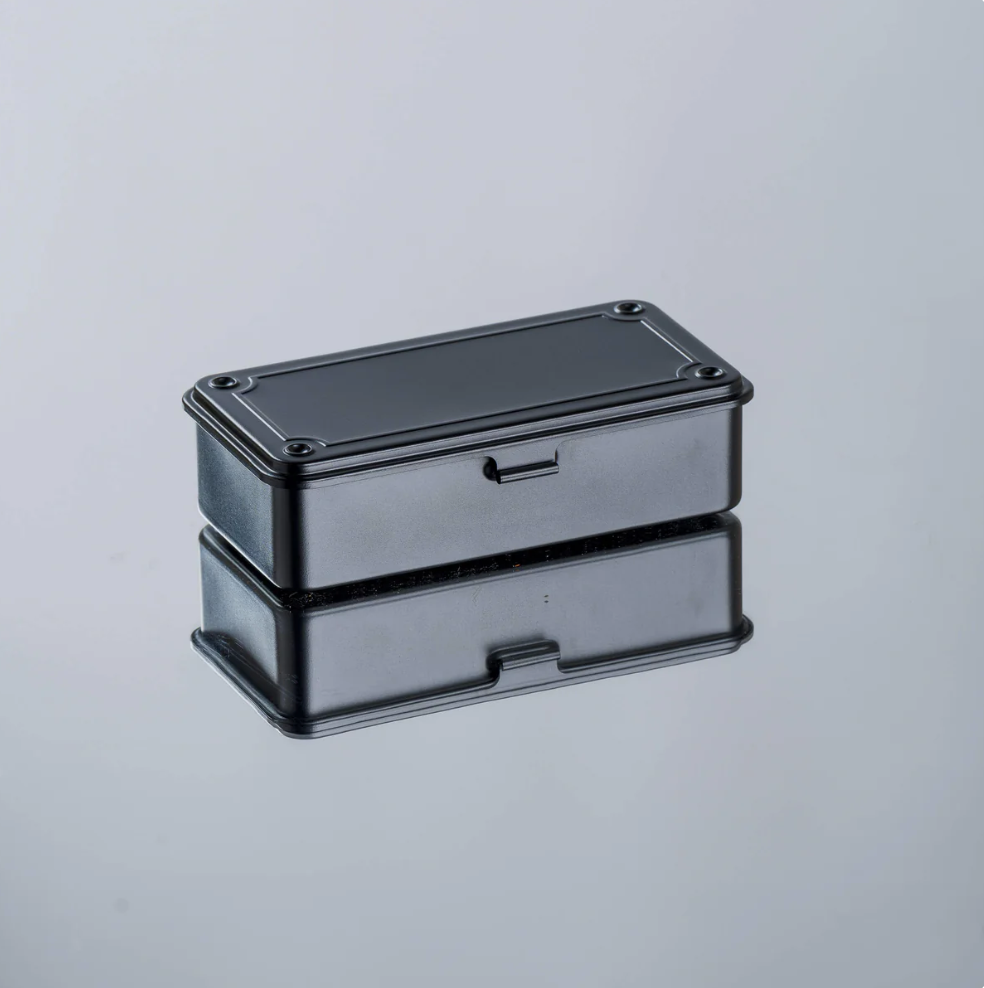 TOYO Steel Stackable Toolbox Black T-190
