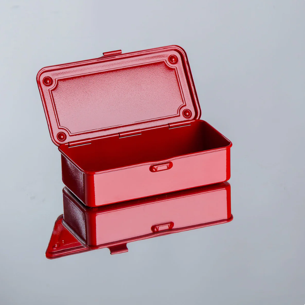 TOYO Steel Stackable Toolbox Red T-190