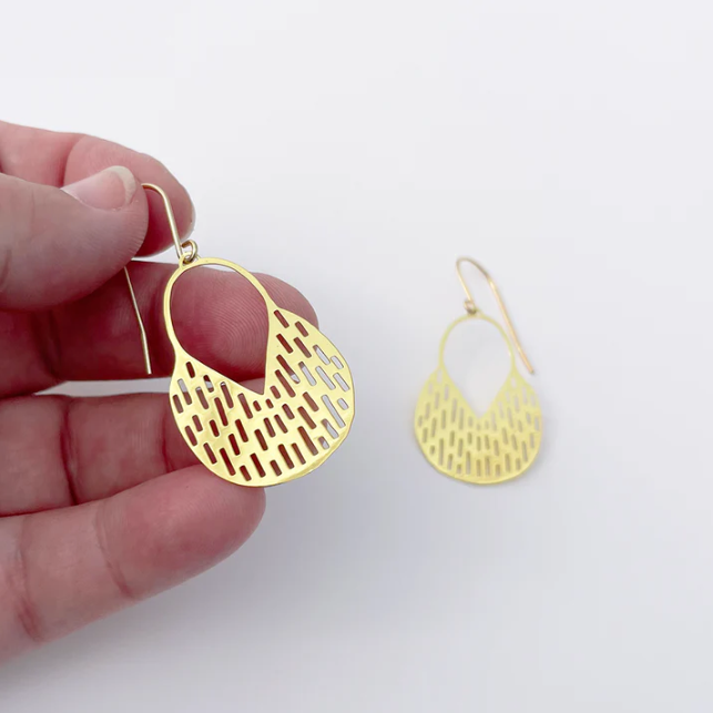Mini Callisia Earrings Gold