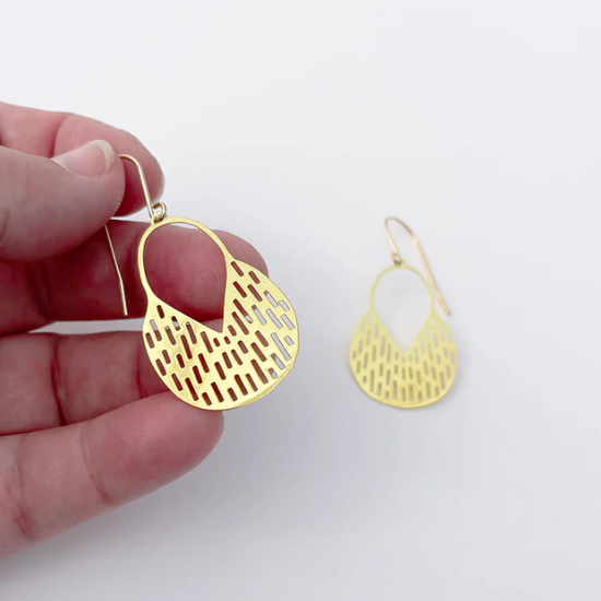 Mini Callisia Earrings Gold