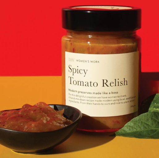 Women’s Work Spicy Ripe Tomato Relish Grande 330g