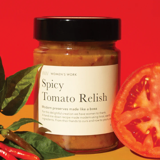 Women’s Work Spicy Ripe Tomato Relish Grande 330g