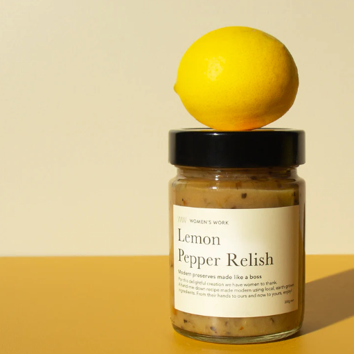Women’s Work Lemon Pepper Relish Grande 330g