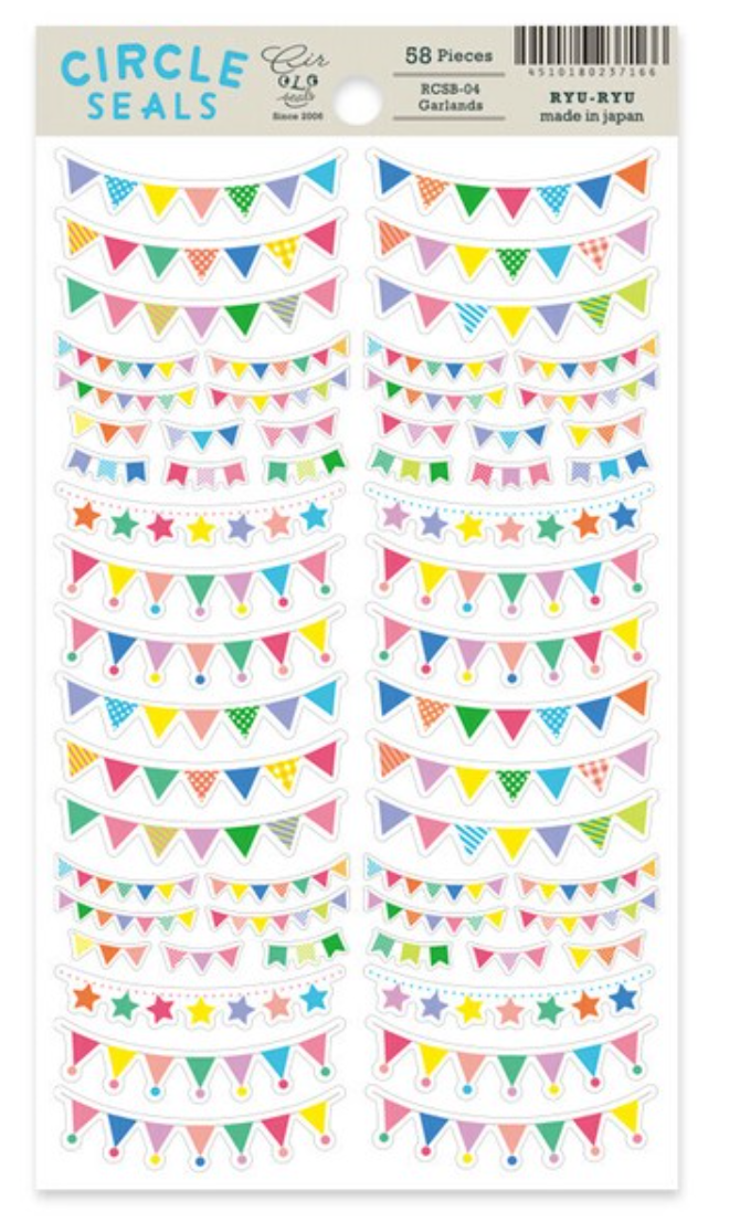 Sticker Sheet Garlands Ryu