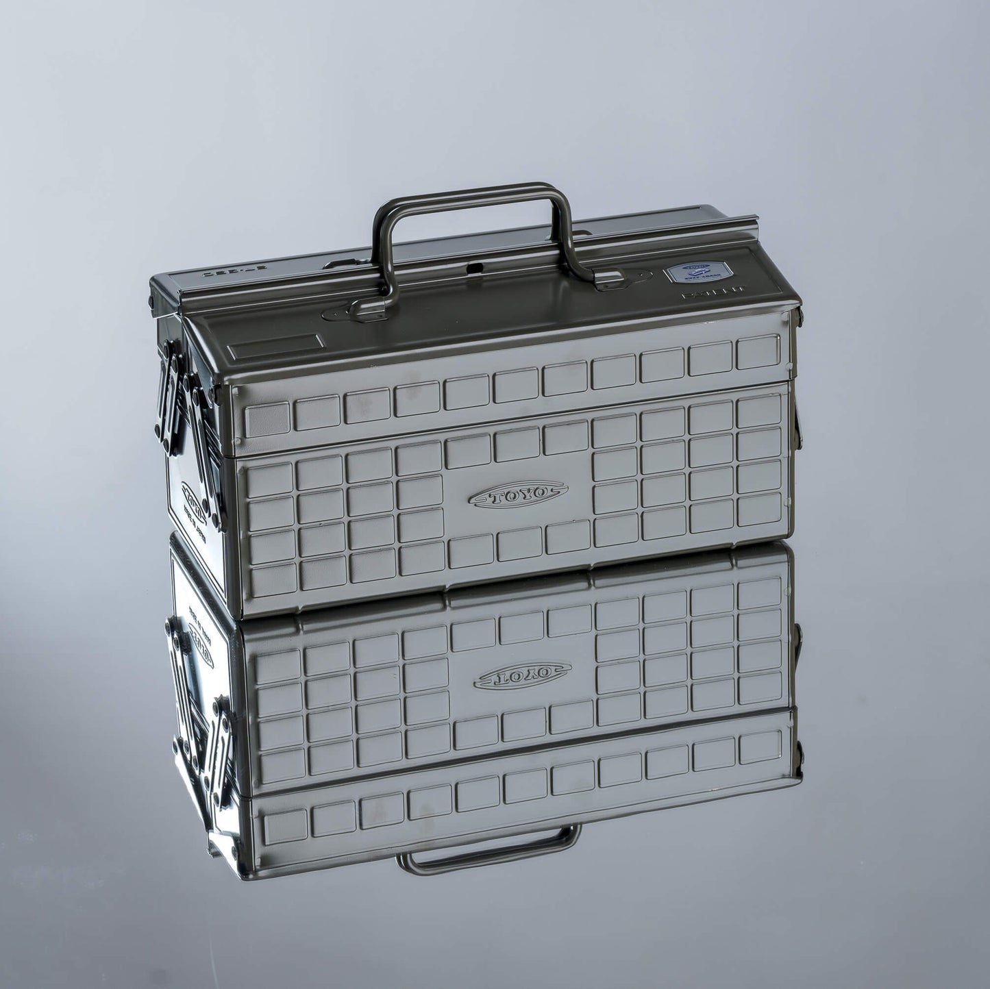 TOYO Steel Cantilever Toolbox ST-350 Moss Green