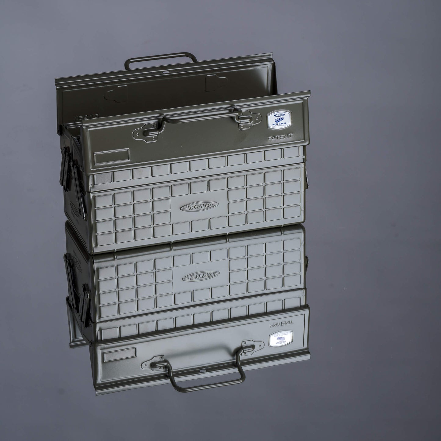 TOYO Steel Cantilever Toolbox ST-350 Moss Green