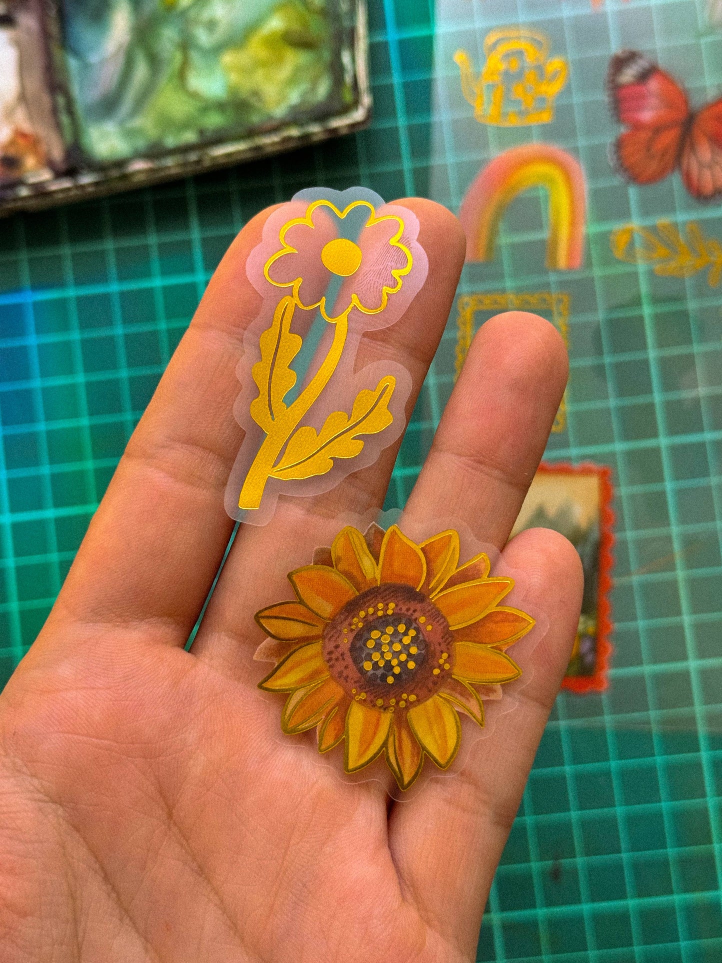 Vinyl metallic sticker sheet — Late Summer
