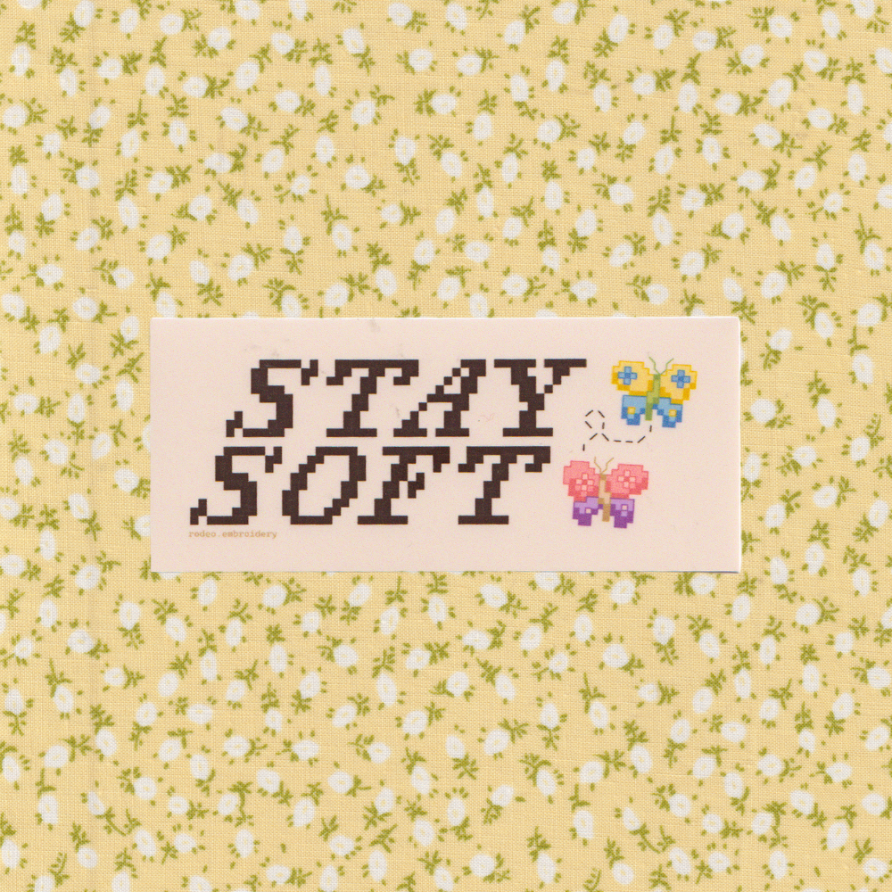 Stay Soft - Matte Vinyl Sticker
