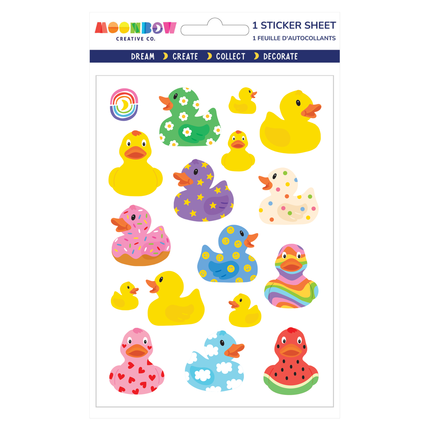 Feeling Ducky Glossy Sticker Sheet