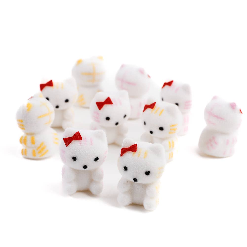 Flocked Baby Kitten
