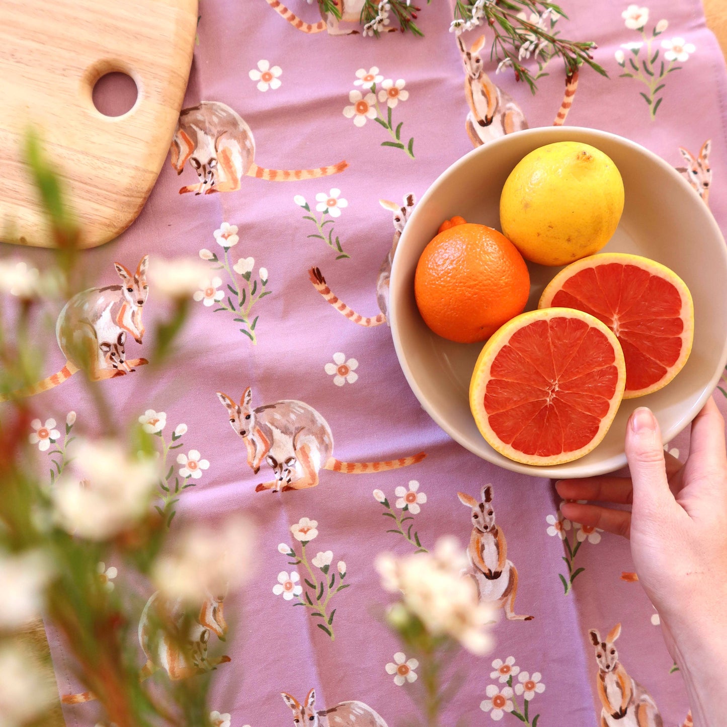 Wallaby Australian Tea Towel