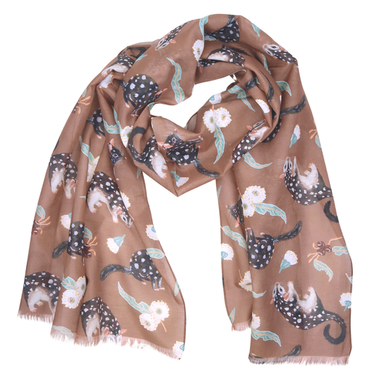 Quoll Australian Silk/Cotton Scarf