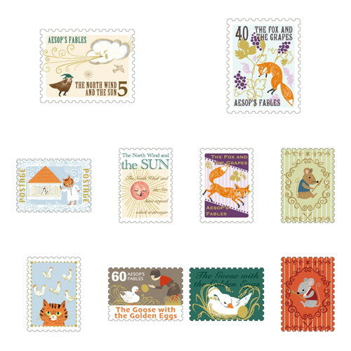 Shinzi Katoh Flake Sticker Matchbox Aesop Fox