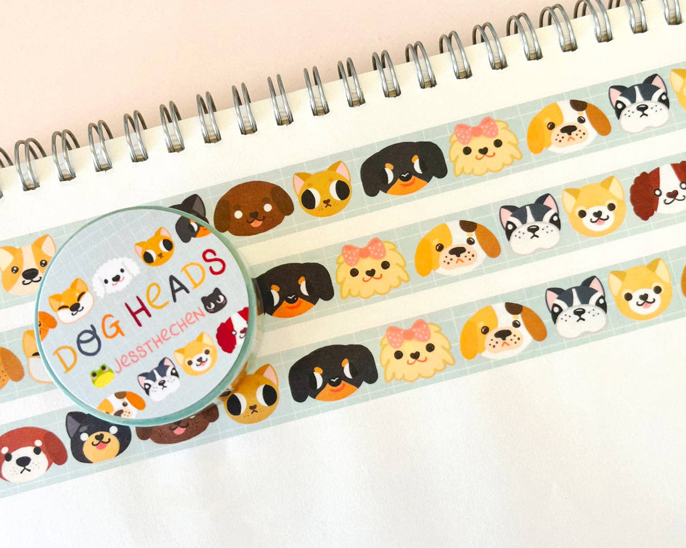 Washi Tape | Dog Heads