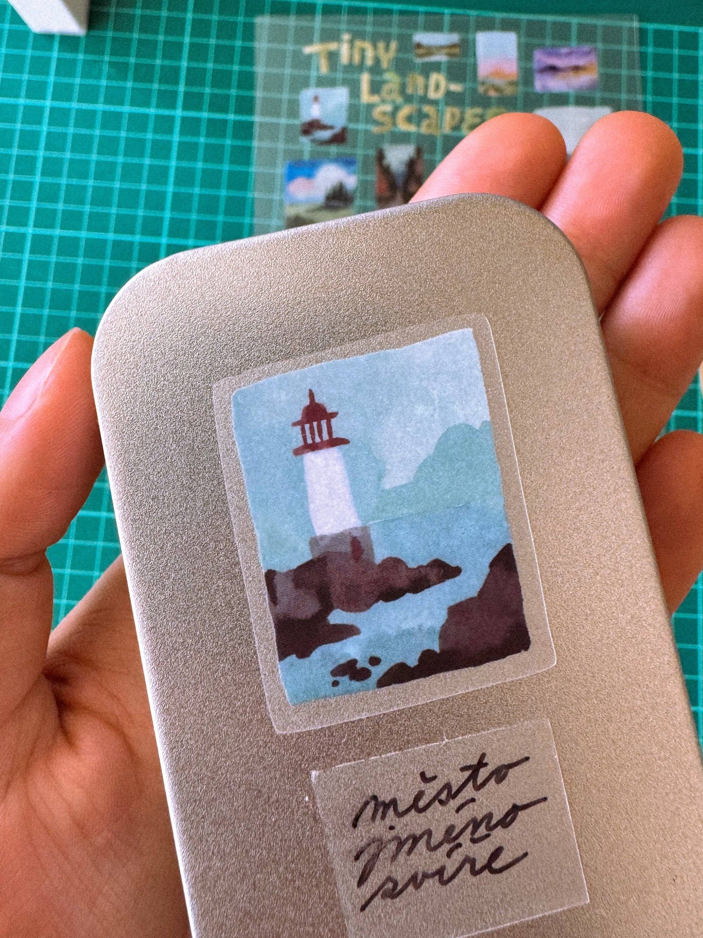 Vinyl sticker sheet — Tiny Landscapes