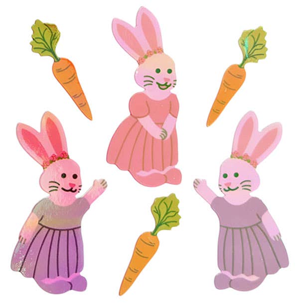 Jewel Bunnies Sticker Sheet