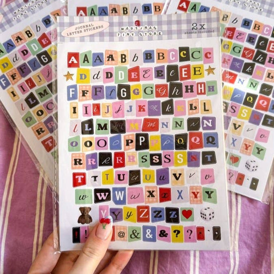 Letter Stickers – made590