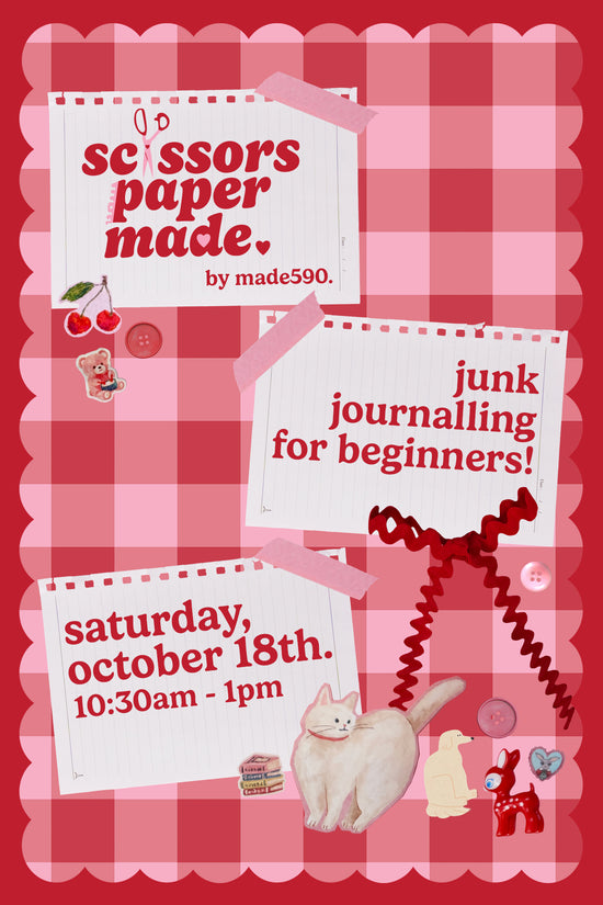 Junk Journalling for Beginners Workshop