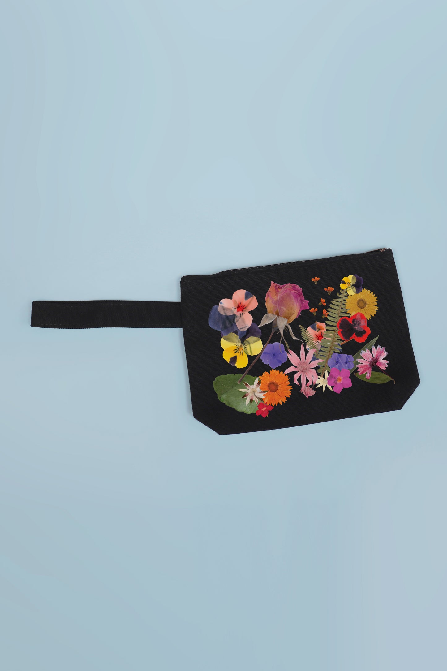 Botanist Zip Purse Black