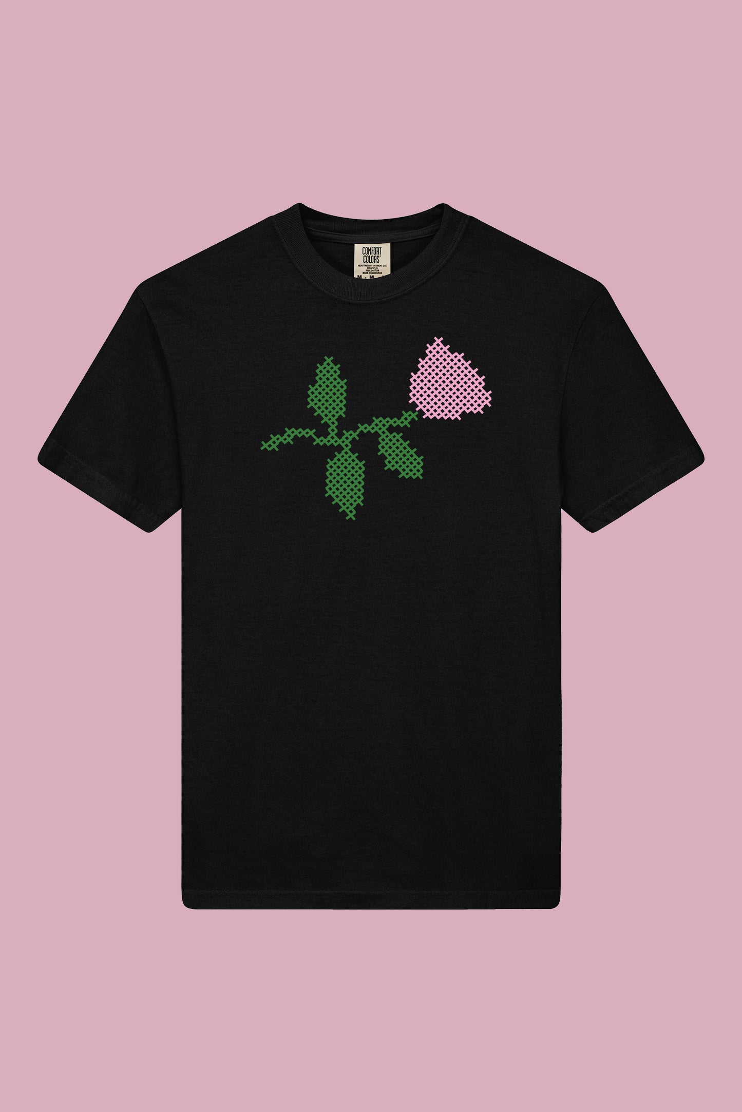 Martina's Roses Tee Black