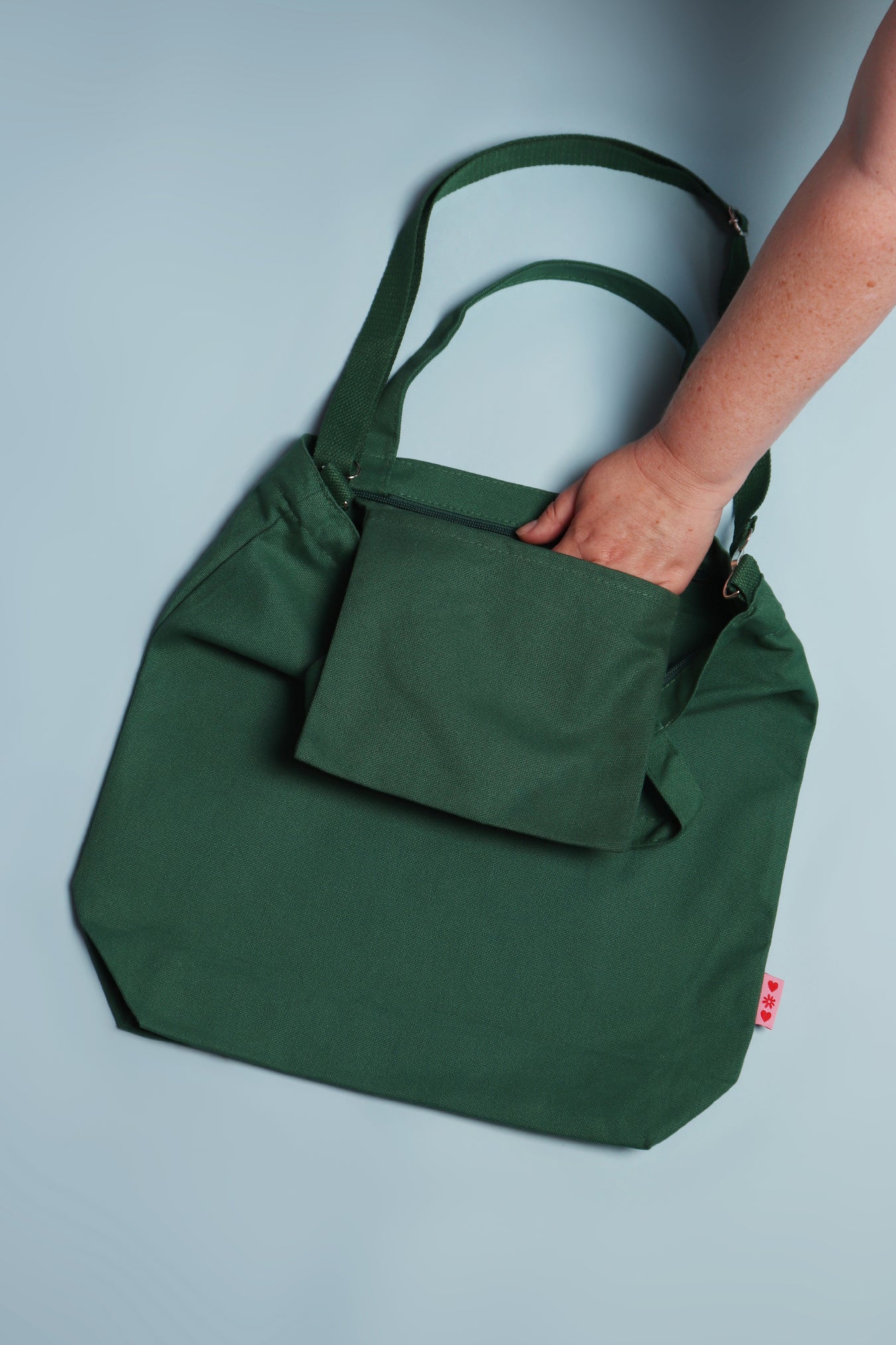 Cookbook Cakes Green Tote