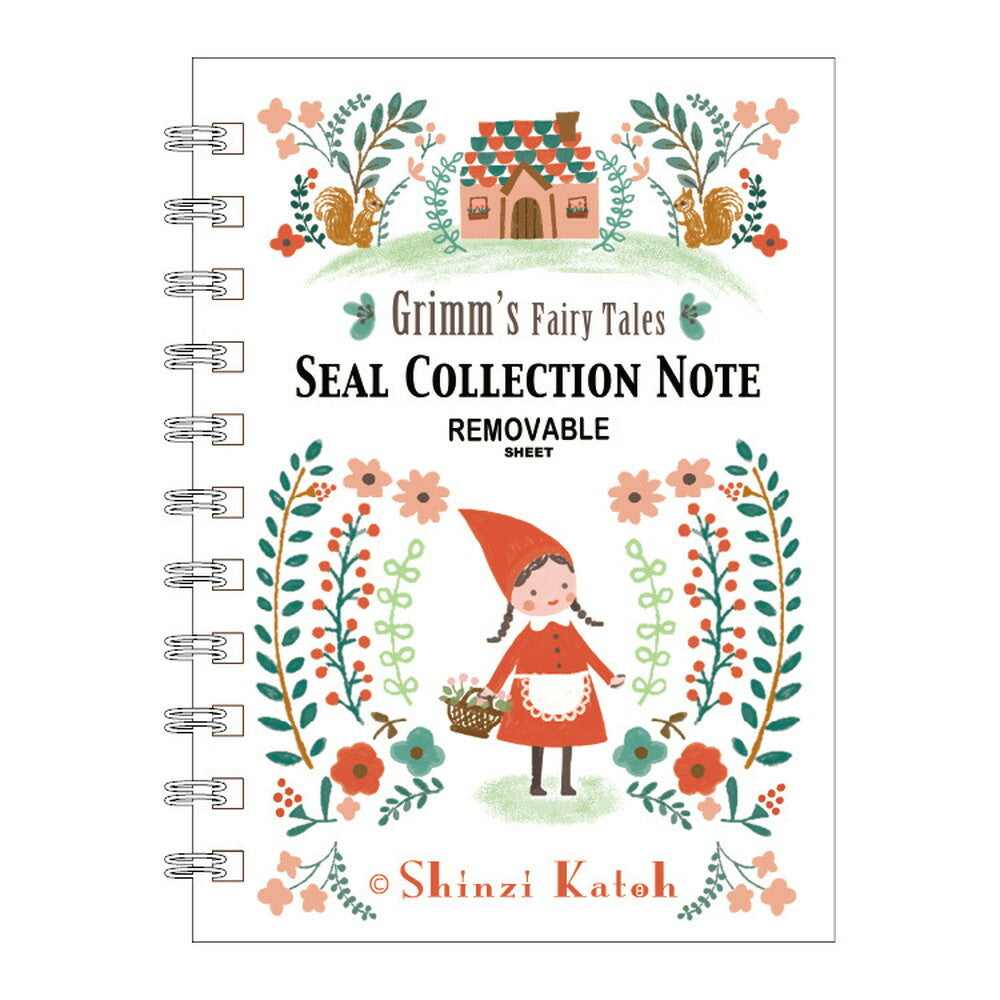 Shinzi Katoh Removable Sticker Book A6 Grimm's Little Red Riding Hood