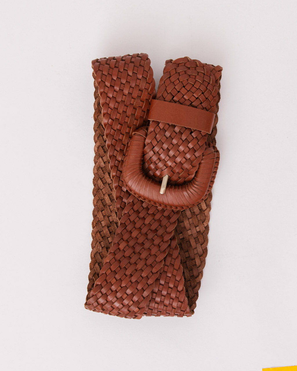 The Weave McQueen Belt Tan