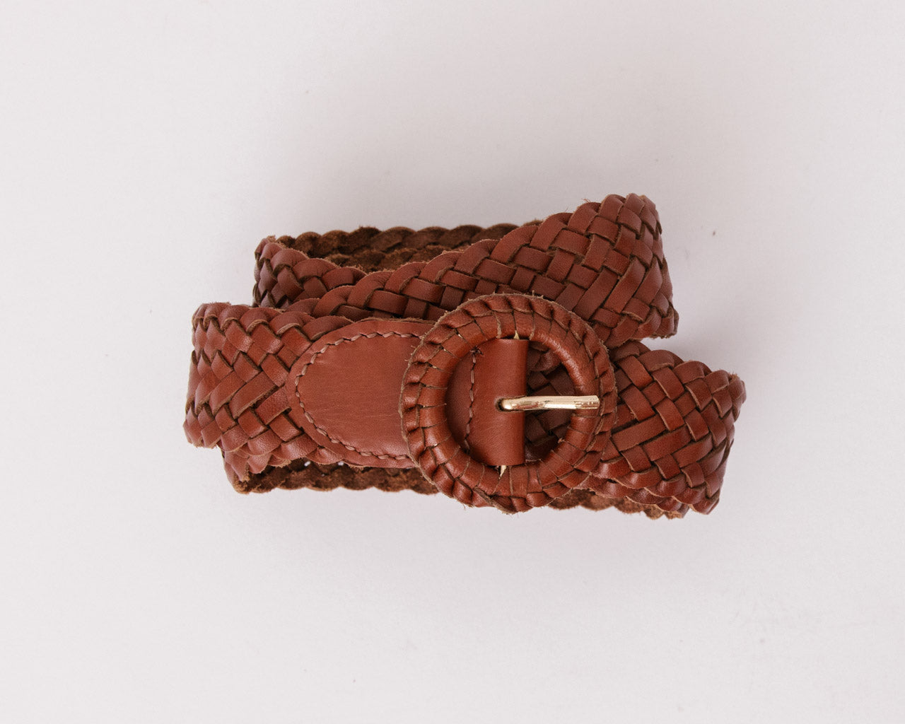 The Weave Me This Way Belt Tan