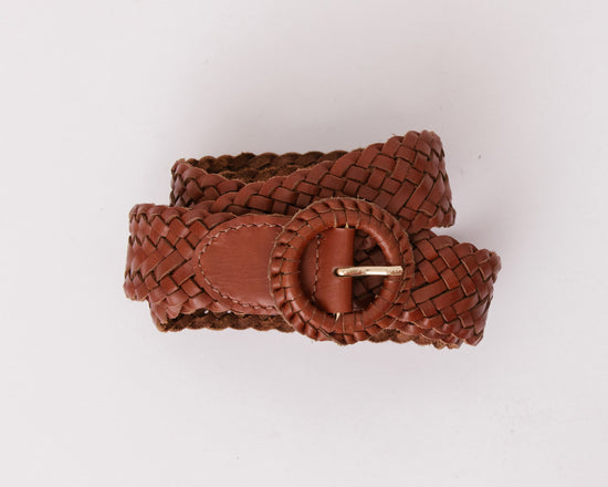 The Weave Me This Way Belt Tan